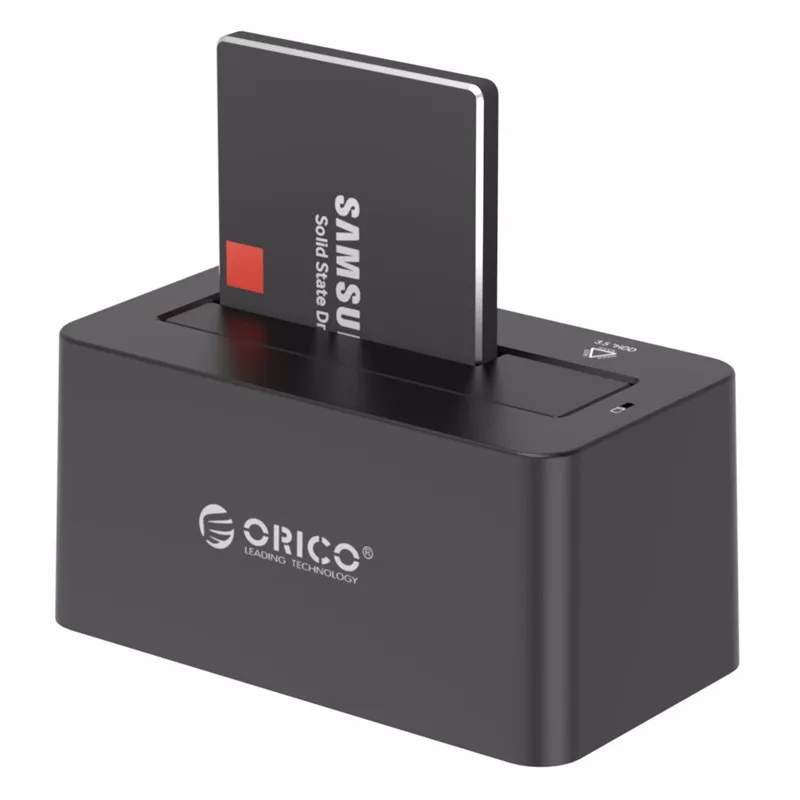ORICO 6619US3 5 Гбит/с супер скорость USB 3,0 для SATA жесткий диск Док-станция для 2,5 ''/3,5" жесткий диск-черный