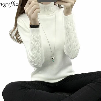 Women Turtleneck Winter Sweater Women 2022 Long Sleeve Knitted Women Sweaters And Pullovers Female Jumper Tricot Tops LY571 1