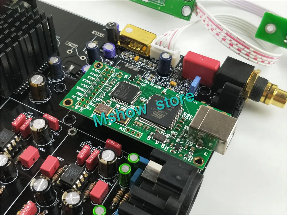 hifi Топ ES9038 ES9038PRO ЦАП Декодер собранная плата+ TCXO 0.1PPM+ пульт дистанционного управления+ опция USB XMOS XU208 или Amanero