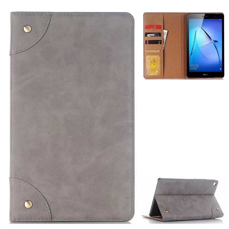 Матовый чехол в стиле ретро для Huawei MediaPad T3 8 0 дюйма искусственная кожа Honor Play Pad 2