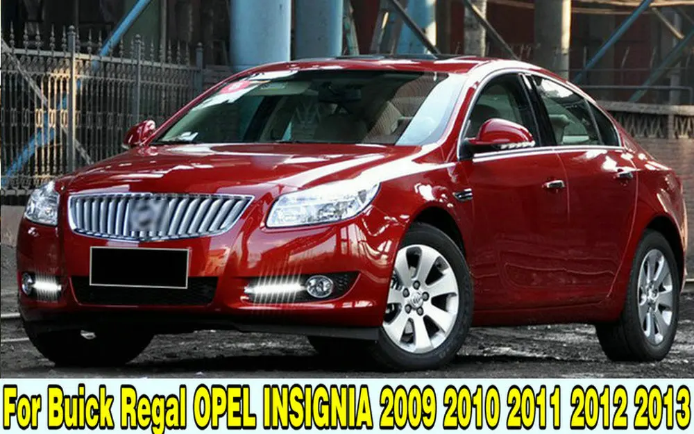 2 шт./компл. LED DRL Дневной свет для Buick Regal 2009 2013 дневные ходовые огни дневной
