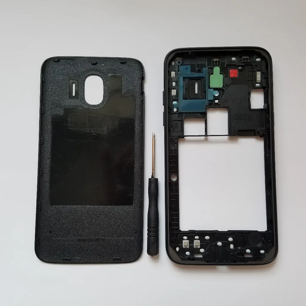 Чехол-накладка для Samsung Galaxy J2 Pro 2018 J250F J250H J250G J250 со средней рамкой задняя крышка