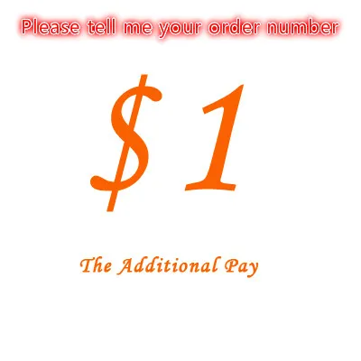 

$0.01 Additional Pay on Your Order for price difference