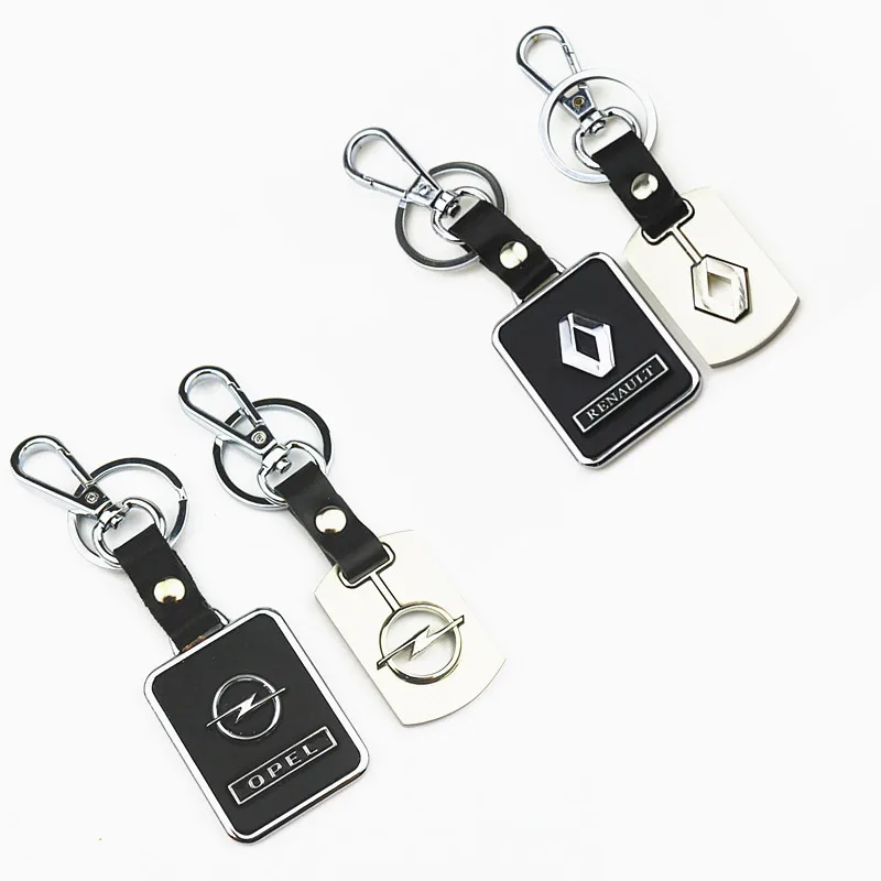 3D модные металлический ключ для авто кольцо Фирменная Новинка поставки Renault Opel