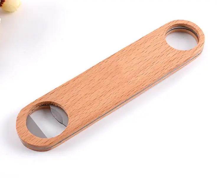 

Wood Beer Bottle Opener Bar Restaurant Home Bottle Shape Wall Hanging Party Supplies Creative Gift lin4428