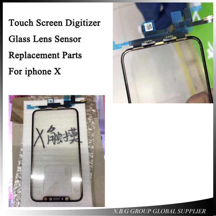 Сенсорная панель для iPhone X сенсорный экран дигитайзер стекло объектив сенсор