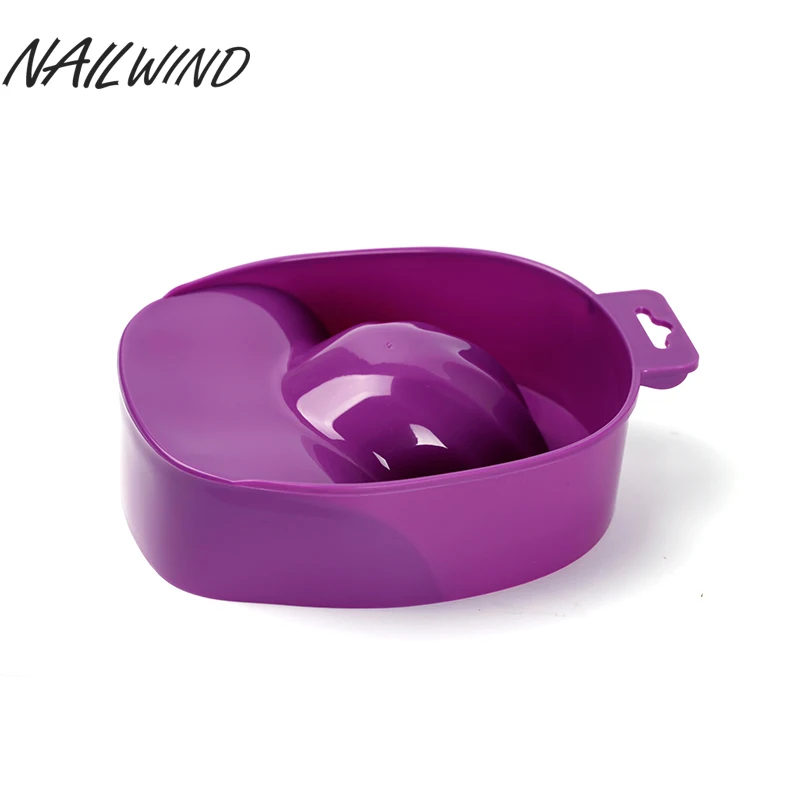 

NAILWIND 1PCS Hand Wash Remover Soak Bowl 3 Colors DIY Salon Nail Spa Bath Treatment Manicure Tools Bowl Finger Remover Nail Art