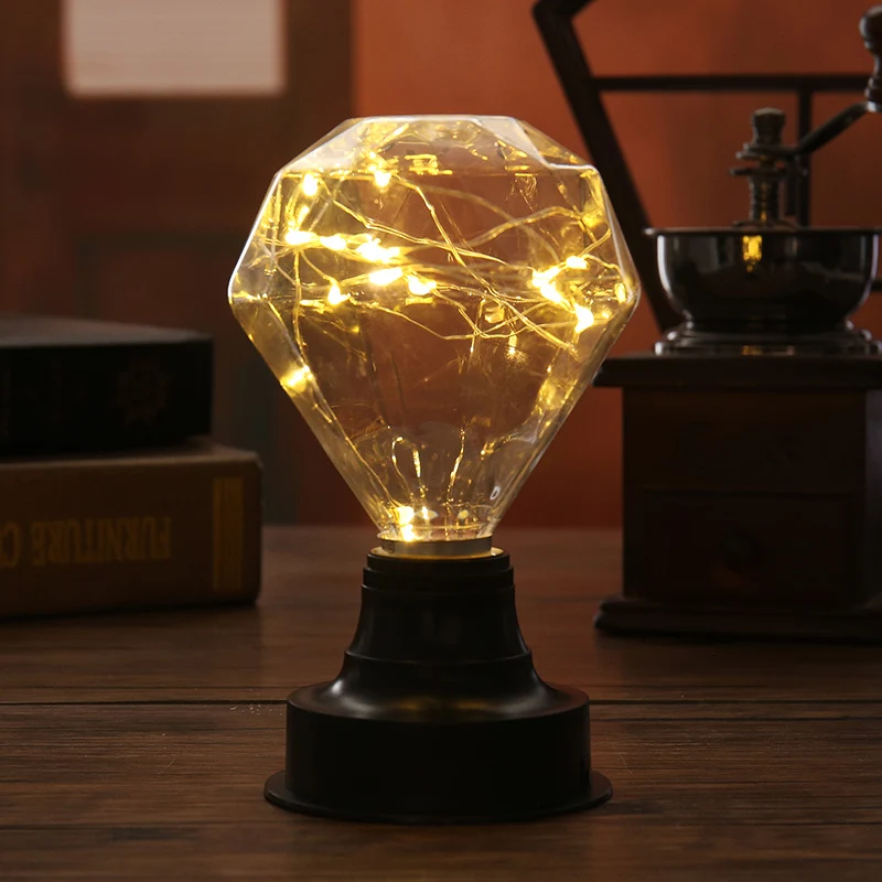 LED Night Light fixtures bedside lamp Christmas Wedding Decoration by USB Battery-Powered | Освещение