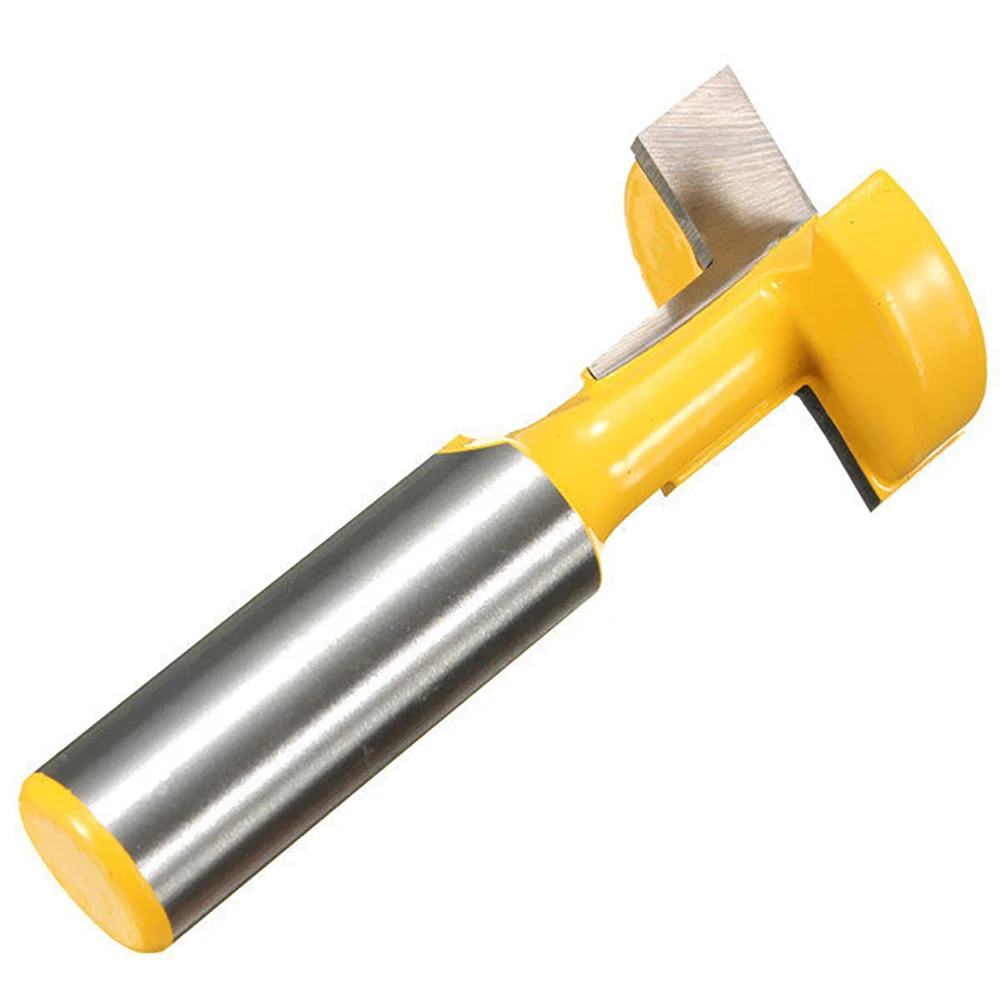 

1/2 Inch Carbide Shank T-Slot Router Bit T-Track Slotting Woodworking Milling Cutter Woodworking Tools Small Portable Wood Tools