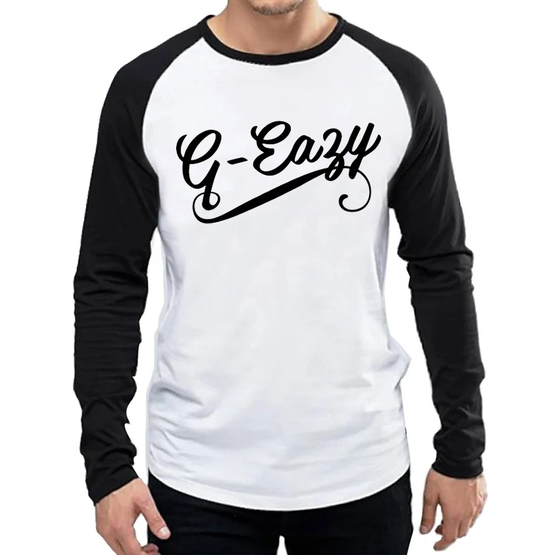 Мужская футболка с длинным рукавом G eazy Модная белая логотипом женская одежда Gerald