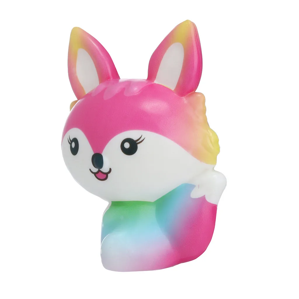 Игрушка-давилка Kawaii Fox Slow Rising Cream Ароматические игрушки для снятия стресса подарки skuishy animales Squeeze Toy