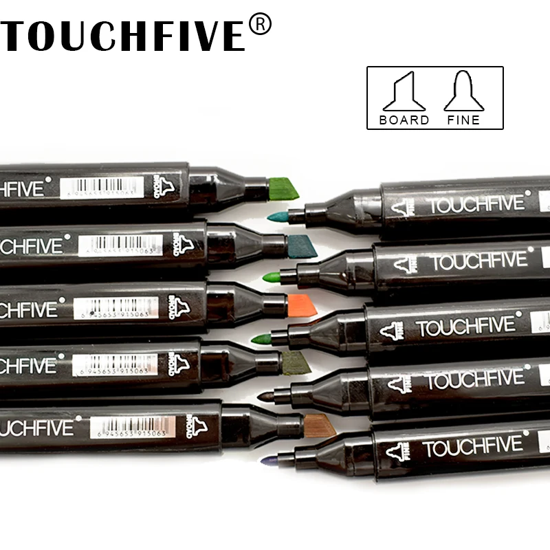 30 шт. Маркеры Ручка TOUCHFIVE Находчивый Маркер Finecolour маркеры рисунок фломастерами офисные ручки для школы студенты поставки