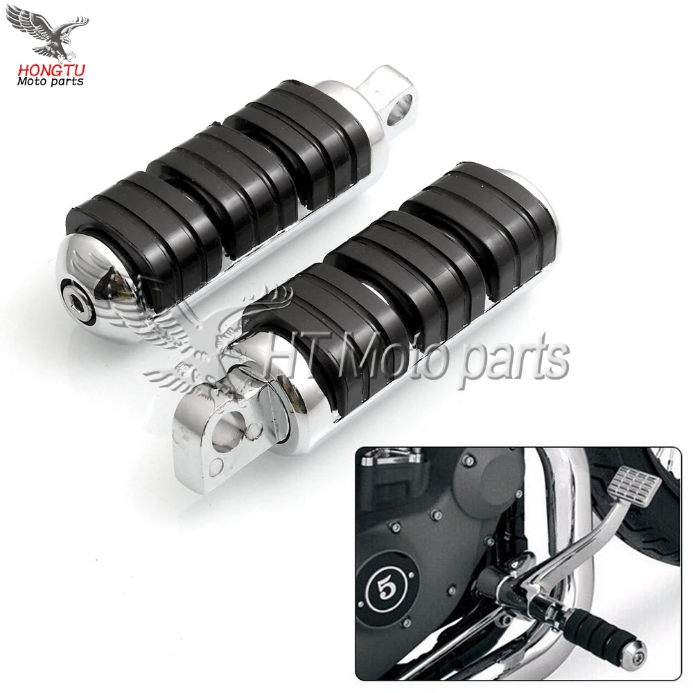 Резиновые подножки для мотоцикла Harley Touring Dyna Heritage Softail Iron 883 1200 XL Sportster V Rod Road King