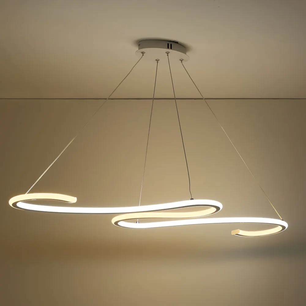Lustre люстра светодио дный лампа современный потолочный алюминий дистанционное