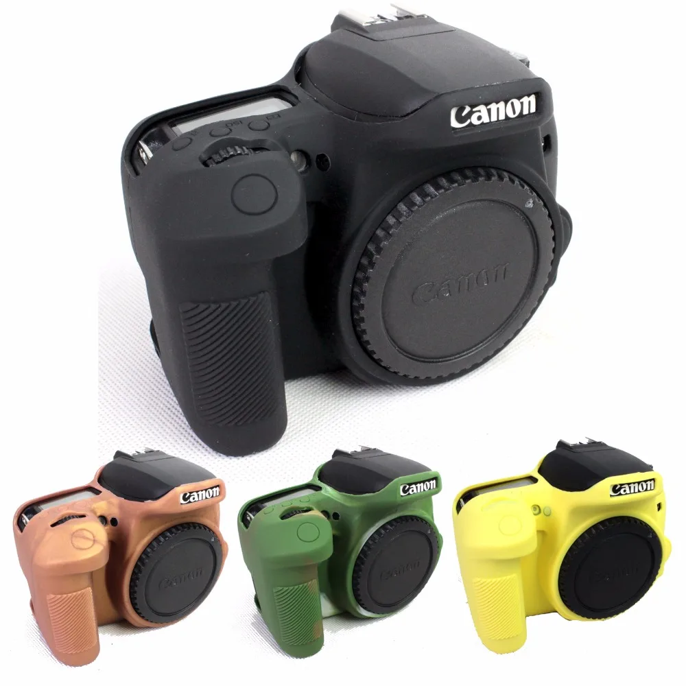 Высококачественный мягкий силиконовый чехол для Canon 77D силиконовая сумка
