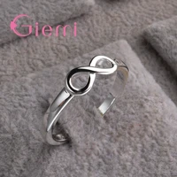 top quality big promotion 8 shape 925 sterling silver rings for women men simple style jewelry accessories fast shipping