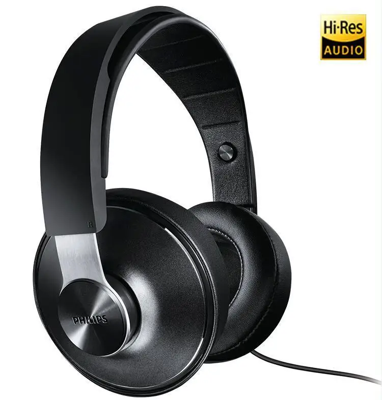 Black Оригинальные Наушники Philips Shp8000 Профессиональные наушники с длинными проводами микрофон Регулятор громкости для huawei Xiaomi Mp3 - Цвет: Black