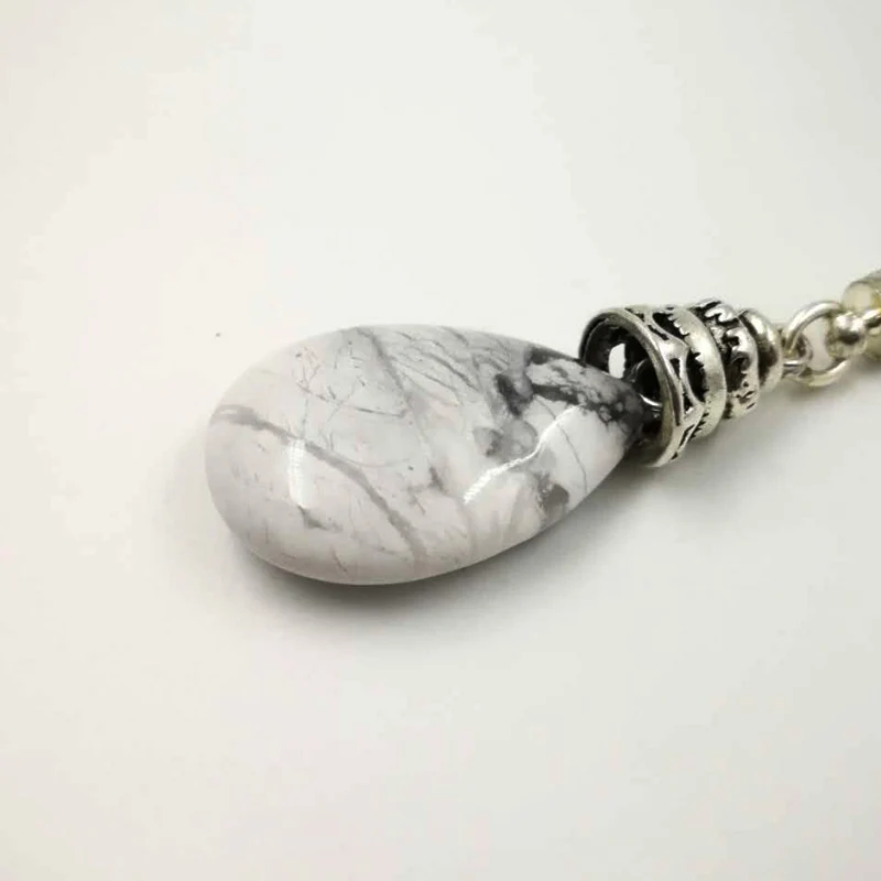 Hoolite STONE turquises Tasbih мусульманский четок из натурального камня misbaha молитвенные