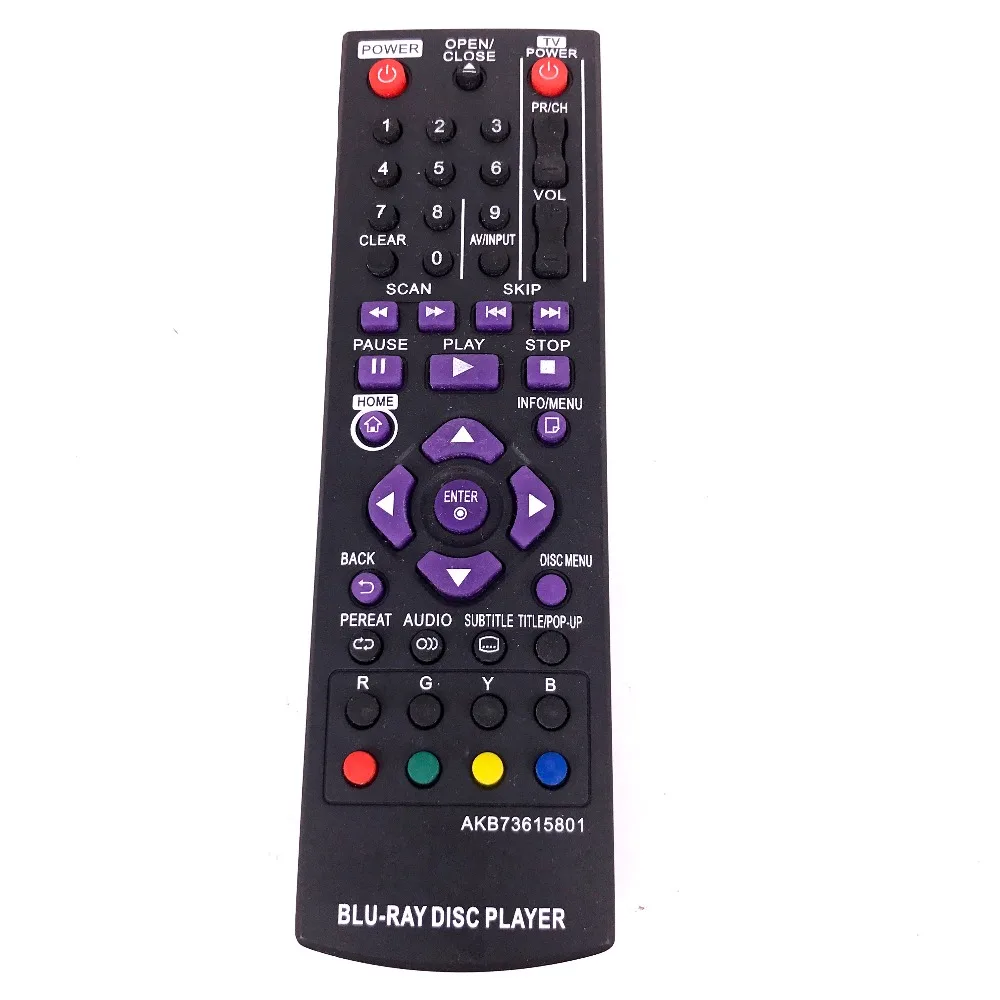 Blu Ray DVD плеер с дистанционным управлением для LG AKB73615801 BP120 BP125 BP320 BP320N BP220|Пульты ДУ| |