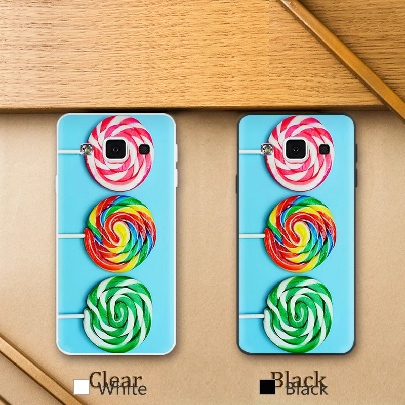 5 0 "для samsung Galaxy A5 2015 A5000 ультратонких гель задняя крышка Черный матовый стакан