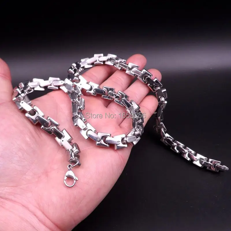 Цепочка Из Нержавеющей Стали 316L шириной 9 мм 8 40 дюймов|necklace and bracelet|necklace cordsbracelet