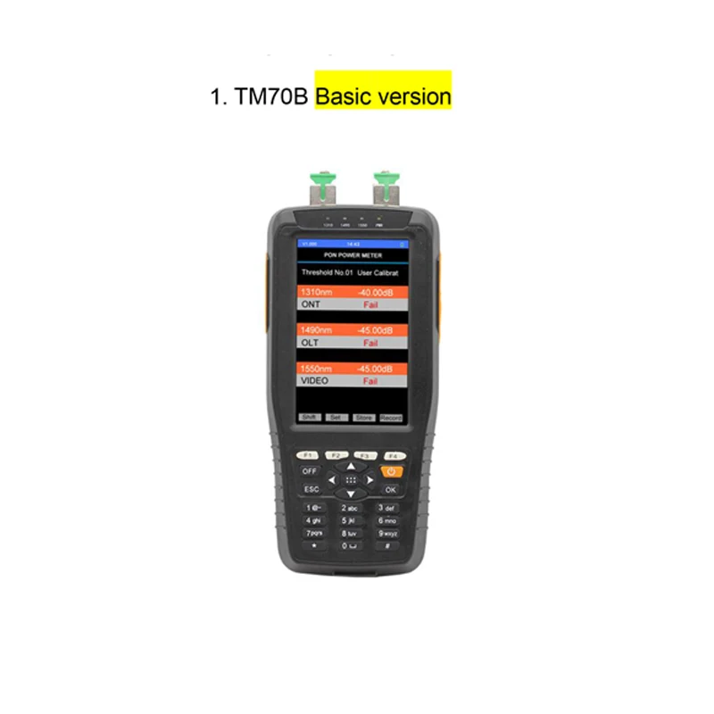 

Ручной оптоволоконный измеритель мощности TM70B 1310/1490 нм