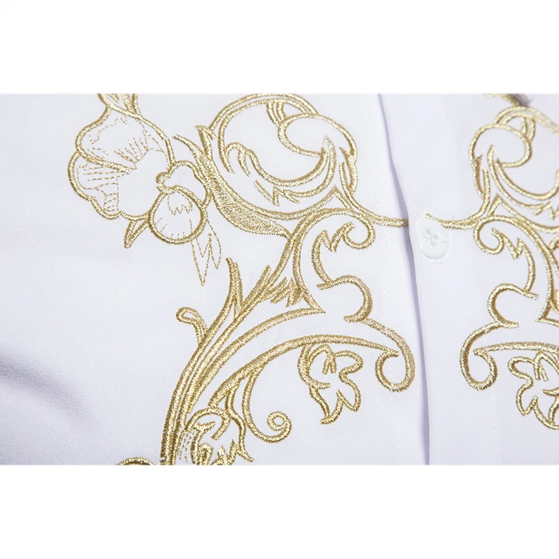 Мужская рубашка с длинными рукавами Европейского/американского размера 2018