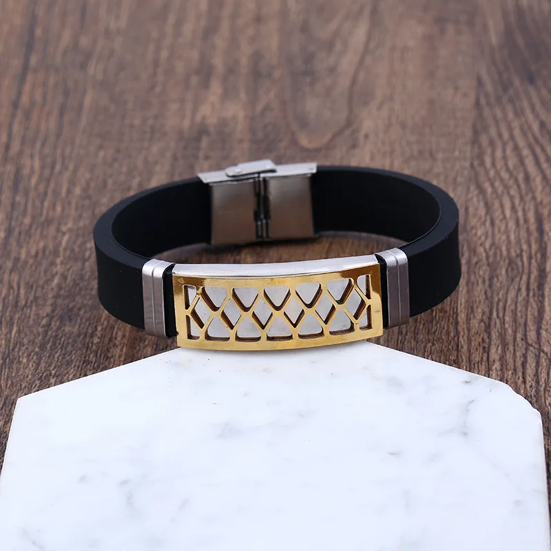 Network Model Pattern Stainless Steel Bracelets Lucky Wristbands Charm Brace Lace Women Men Christmas Gift | Украшения и