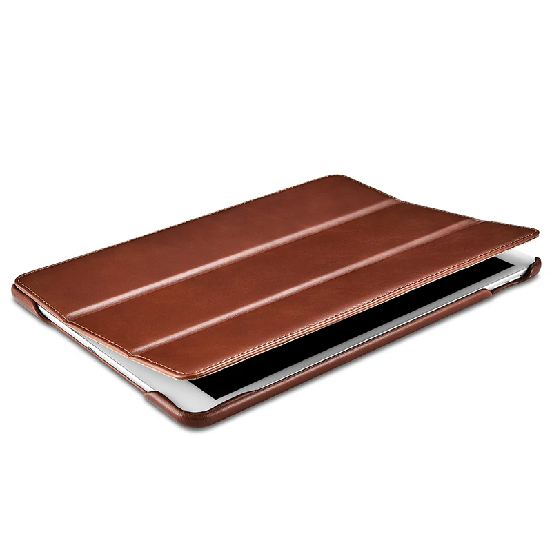 Оригинальный Винтажный чехол ICARER из натуральной кожи для Apple iPad Air 2019 роскошный