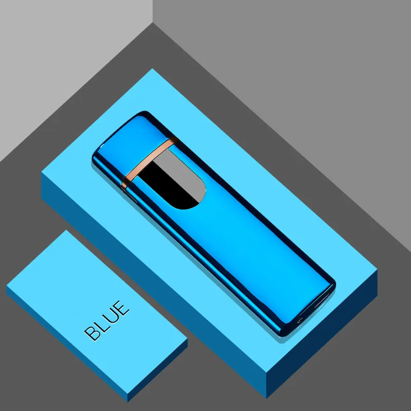 Jobon usb Зажигалка Ветрозащитная ультратонкая электронная