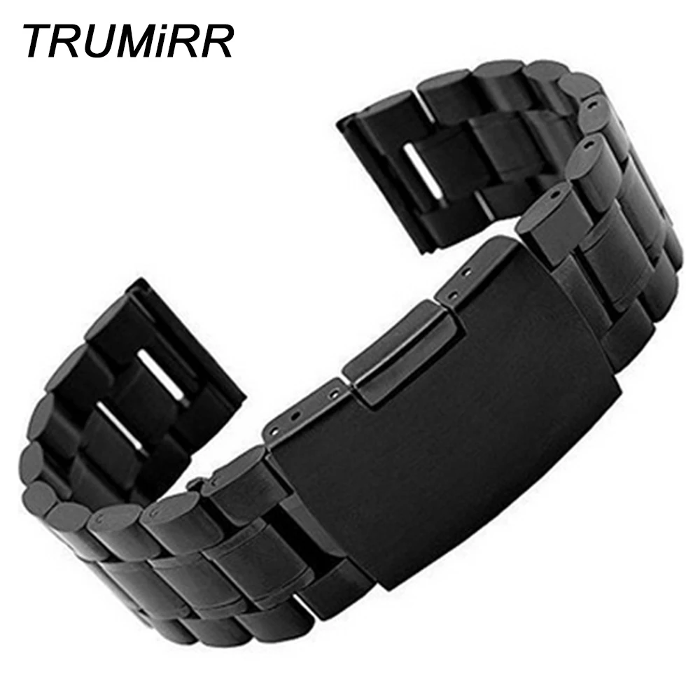 Ремешок из нержавеющей стали для наручных часов Moto 360 2 Gen 42 мм 2015 Samsung Gear S2 Classic R732 &