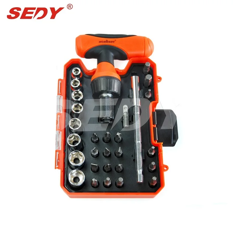 SEDY 29 in 1 multifunction screwdriver set multi-purpose tool combination ratchet | Инструменты