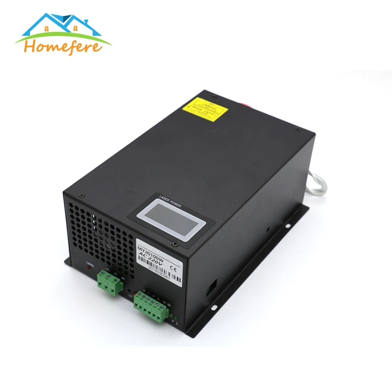 Лазерный источник питания 80 Вт для Reci W1/V2/Z2/W2/S2/W4 110 В/220 В лазерная трубка лазерный