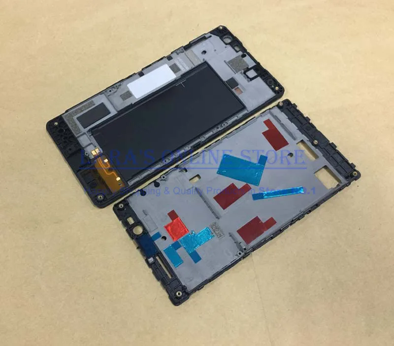 Оригинальная средняя пластина передний ЖК-Корпус рамка Замена для Nokia Lumia 720 730