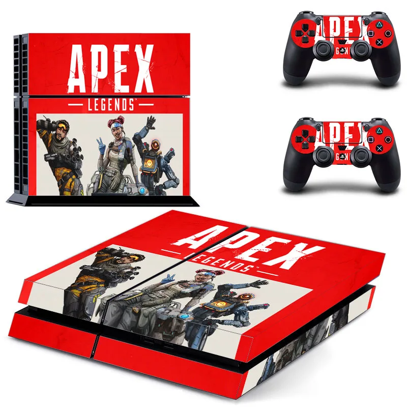 Для Apex Legends для PS4 Виниловая наклейка Sony Playstation4 панель пульта и 2 контроллера на