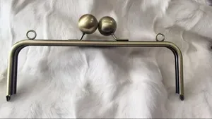 Пять штук в партии 25х9 см с большой шаровой застежкой 3 см старинная латунная металлическая рамка для кошелька Obag ручка кошелек ручки швейная Сумочка рамка