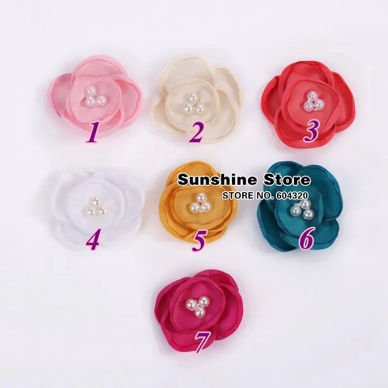 Необычный Лотос мака для волос атласный тканевый цветок повязка на голову