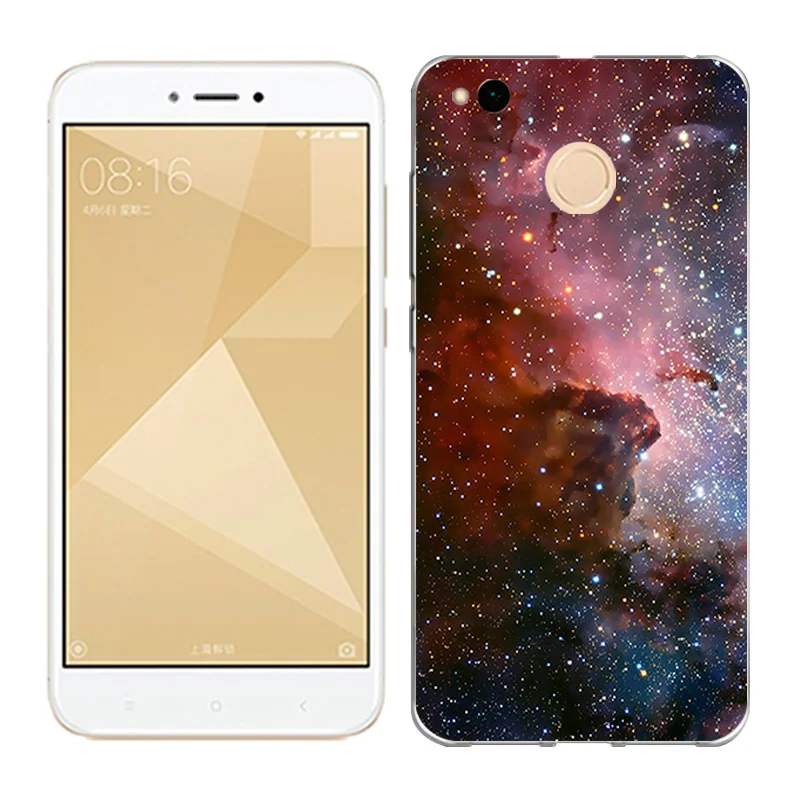 Для Xiaomi Redmi 4X Чехол, мягкий силиконовый чехол из ТПУ, для Xiaomi Redmi 4X5,0 дюймов, Ультратонкий чехол с пейзажем xaomi 4x4 x