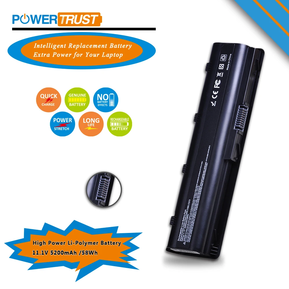 

PowerTrust 10.8V 5200mAh DM4 Laptop Battery for HP Pavilion DV3 Dv6-3000 DV5 CQ43 CQ32 CQ42 CQ62 CQ72 G42 G32 G62 G56 G72