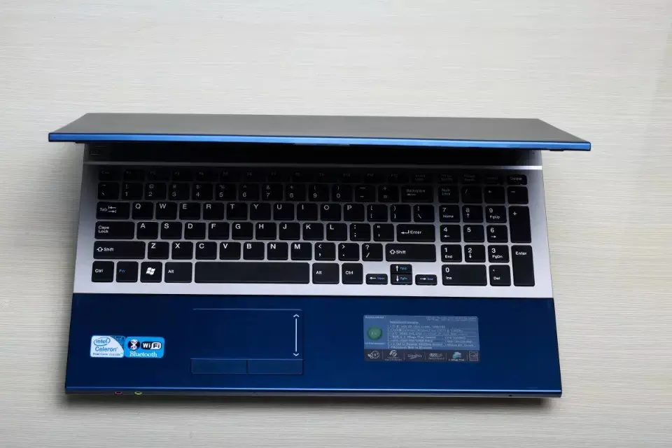 4 ГБ ОЗУ + 120 SSD 15 6 &quotIntel Core i7 ноутбук ПК большой DVD металлический корпус AZERTY итальянская испанская Русская
