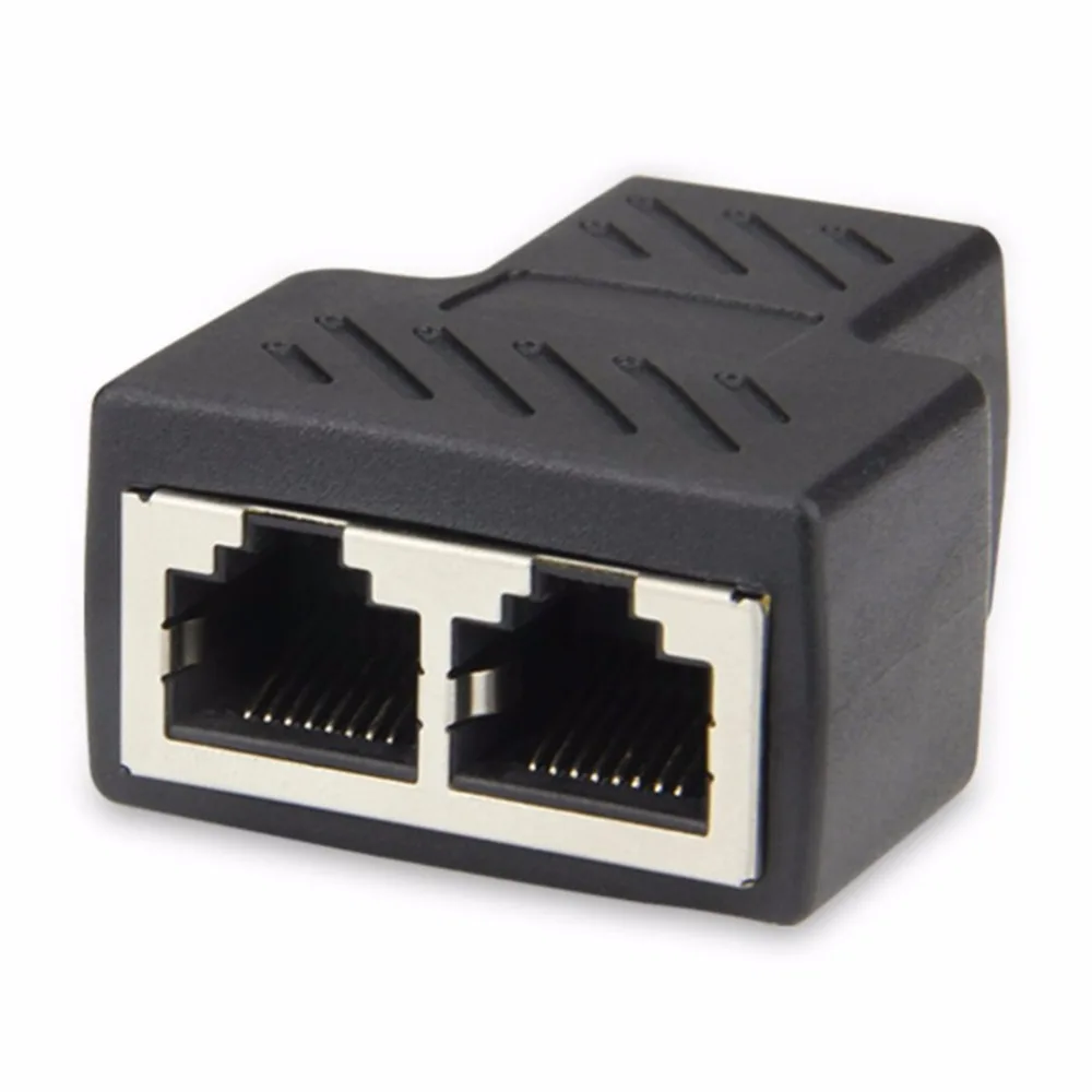 2 шт. Y образный Разветвитель RJ45 для локальной сети|Компьютерные кабели и разъемы|