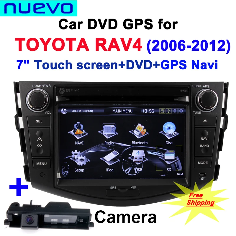 Автомобиль Штатная Спутниковой навигации Dvd-плеер для Toyota RAV4 2006-2012 с Gps-навигация
