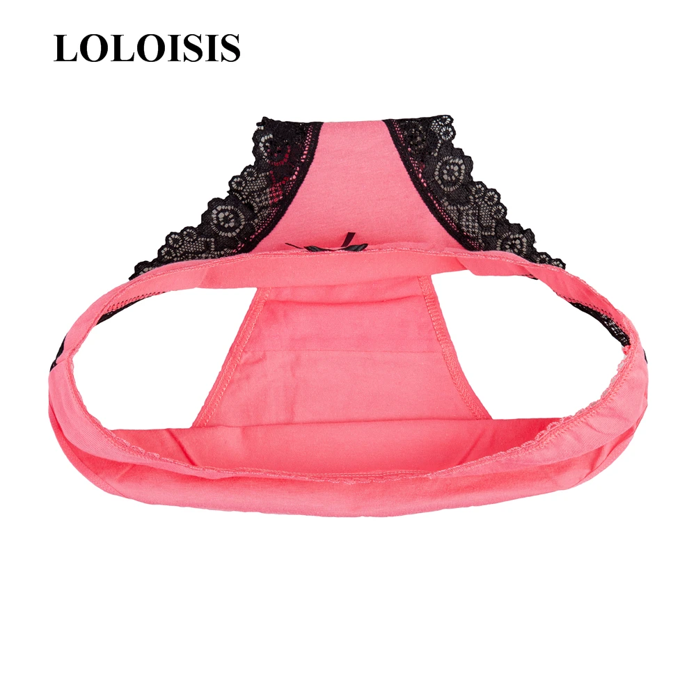 LOLOISIS (6 pcs /lot) Underwear Women Cotton Panties Sexy lace Ladies Briefs Intimates Lingerie for SIZE:M L XL |