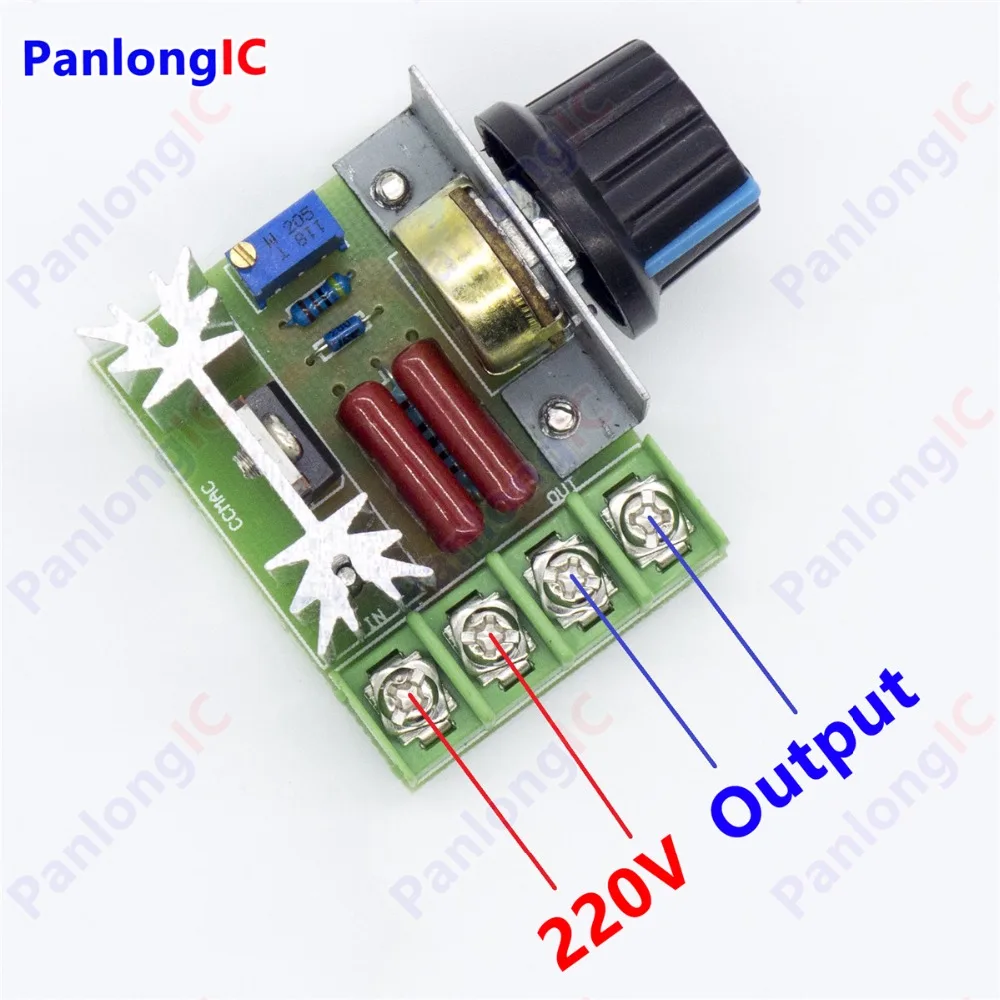 100PCS NEW 25A 220V 2000W Speed Controller Regulator SCR Voltage Dimmers Thermostat EMS DHL Fedex UPS Free Shipping | Обустройство