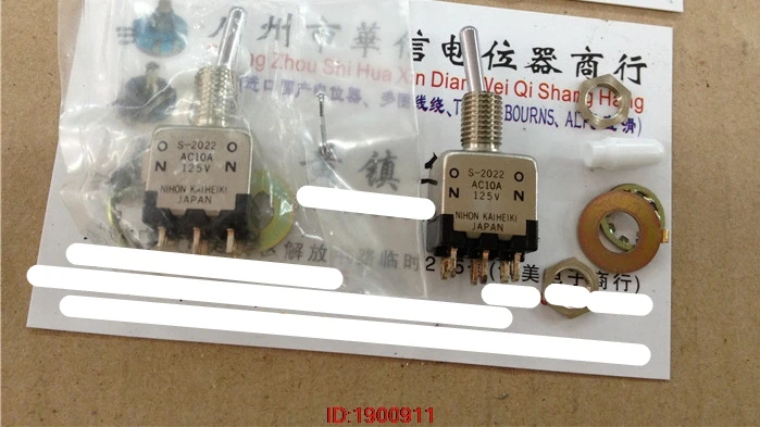 1 шт./лот Japan NKK S 2022 AC10A 125V 2 file 6 foot twist switch|switch 2|switch switchswitch |