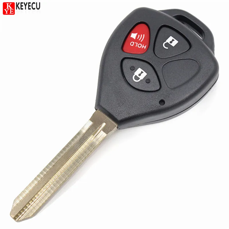 KEYECU Новый необработанный дистанционный ключ с 3 кнопками 433 92 МГц 4D67 чип для 2005-2008