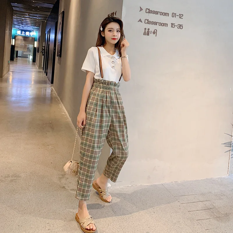 Модный костюм для женщин 2019 корейское летнее платье новый возраст снижение тела