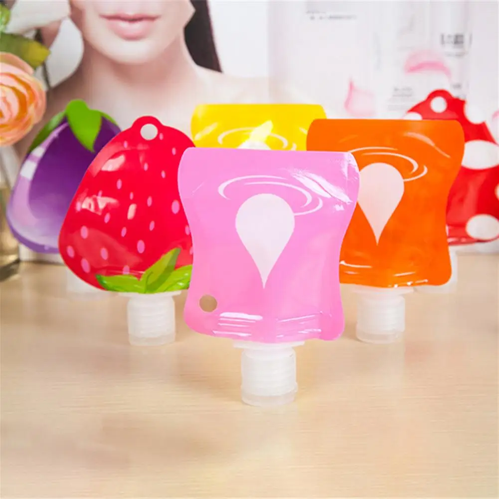 Милые дорожные портативные Бутылочки для шампуня косметический пустой лосьон