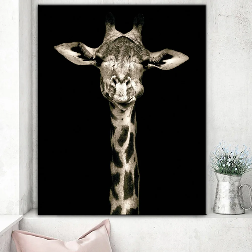 Animals Canvas Paintings On The Wall Posters And Prints Giraffe Pop Art Decorative For Living Room Cuadros | Дом и сад