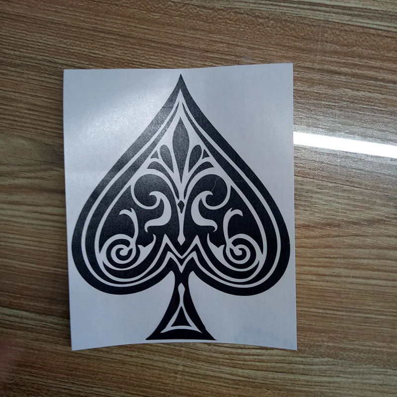 

ACE OF SPADES car stickers accessories waterproof VINYL DECAL Funny Personality Handsome And Cool Stickers